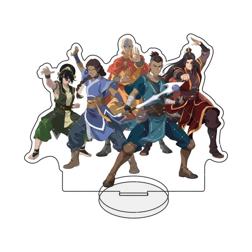 Avatar The Last Airbender 15cm Acrylic Stand Figure Aang Zuko Toph Katara New Cartoon Figure Desktop Decor Gift keychain