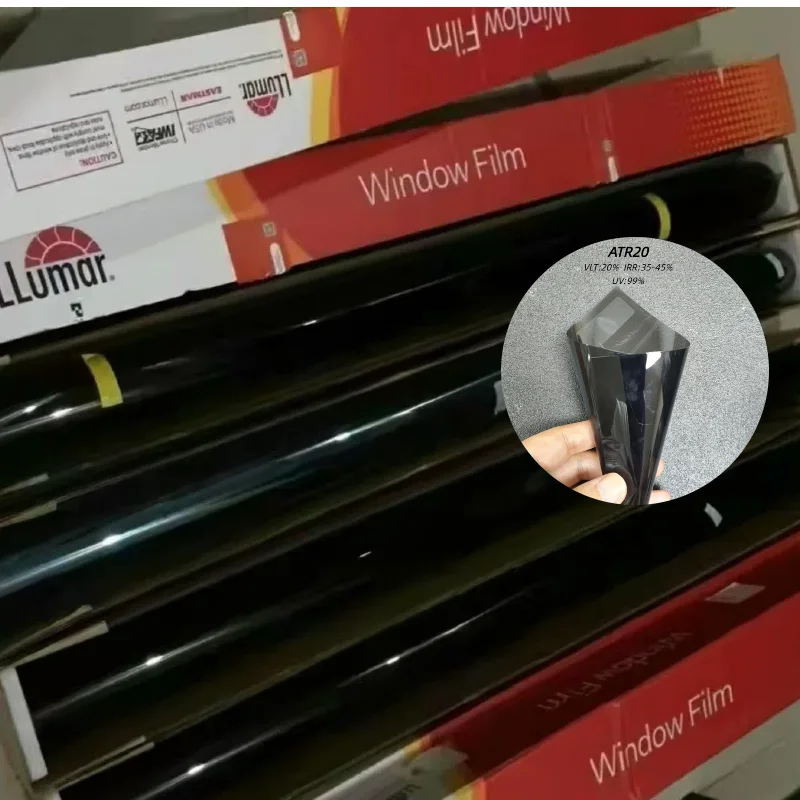 

All-Purpose Llumar Window Film: 35-45% Heat Rejection, 20% VLT, 99.8% UV Protection - Cooler Interior & Fade Proof