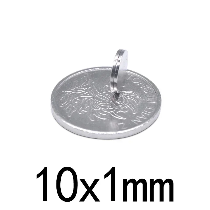 Strong Round Magnet 10x1mm Thin Powerful Magnets For Fridge DIY Building Scientific Craft Education 8*1 5*1 6*1 4x1 3x1 2x1
