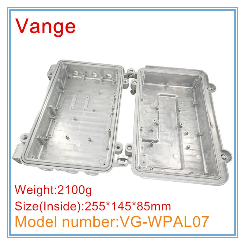 Vange IP65 waterproof project box 255*145*85mm aluminum instrument case diy