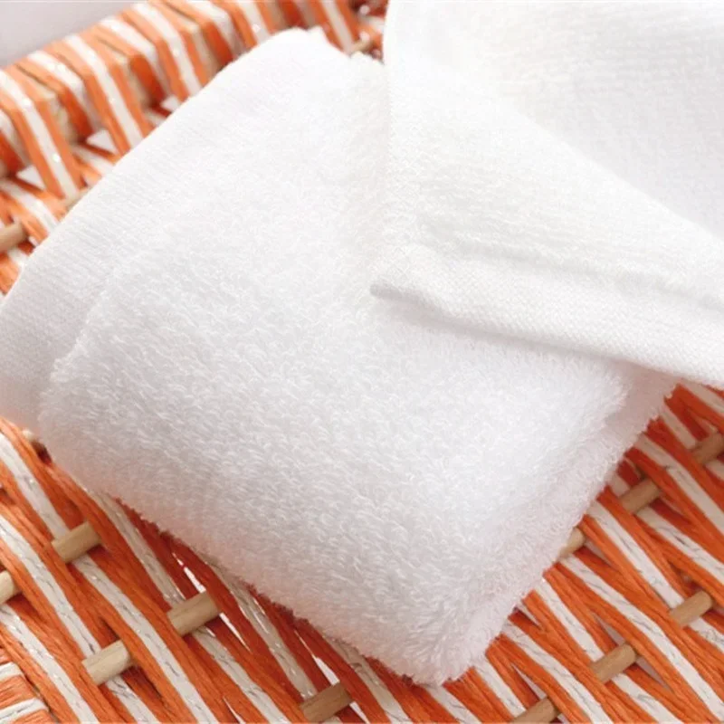 10pcs/lot Good Quality White Cheap Face Towel Small Hand Towels Kitchen Towel Hotel Restaurant Kindergarten Cotton Towel