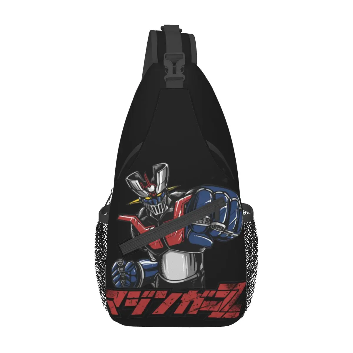 Goldorak Mazinger Z Small Sling Bag Chest Crossbody Shoulder Backpack Hiking Travel Daypacks Robot Grendizer Anime Cool Satchel