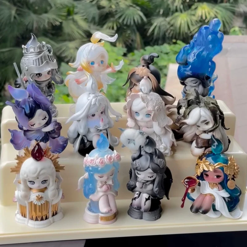 Genuine POPMART Blind Box Chaka Candle Whisper Series Trendy Toy Cute Doll Desktop Ornament Model Garage Kit Birhday Gift