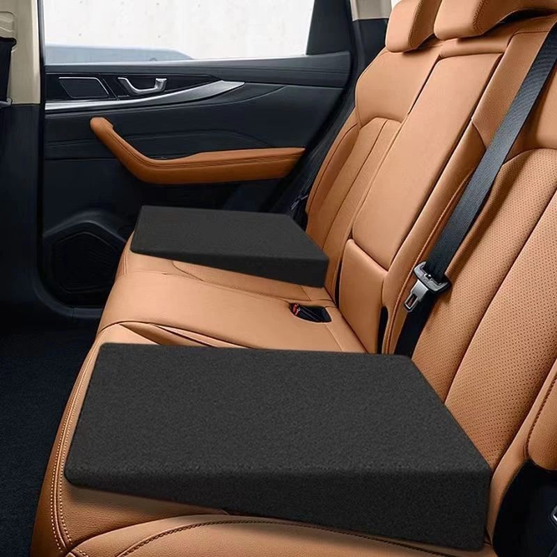 Rear Seat Flattener Car Cushion Memory Foam Leveling Height Boost Pad Fatigue Relief Booster For Car Seats Comfort