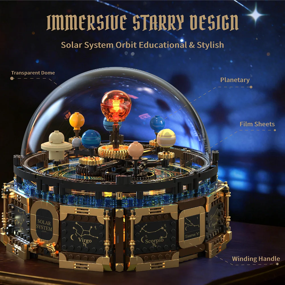 989pcs Solar System Glimmer Mu - Kids Education System review and price