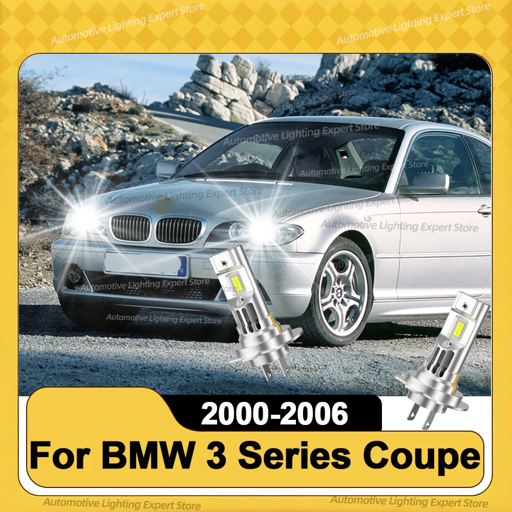 

Светодиодные лампы для фар, мини-лампы 1:1 размера с вентилятором для BMW 3 серии Coupe 2000-2006 годов