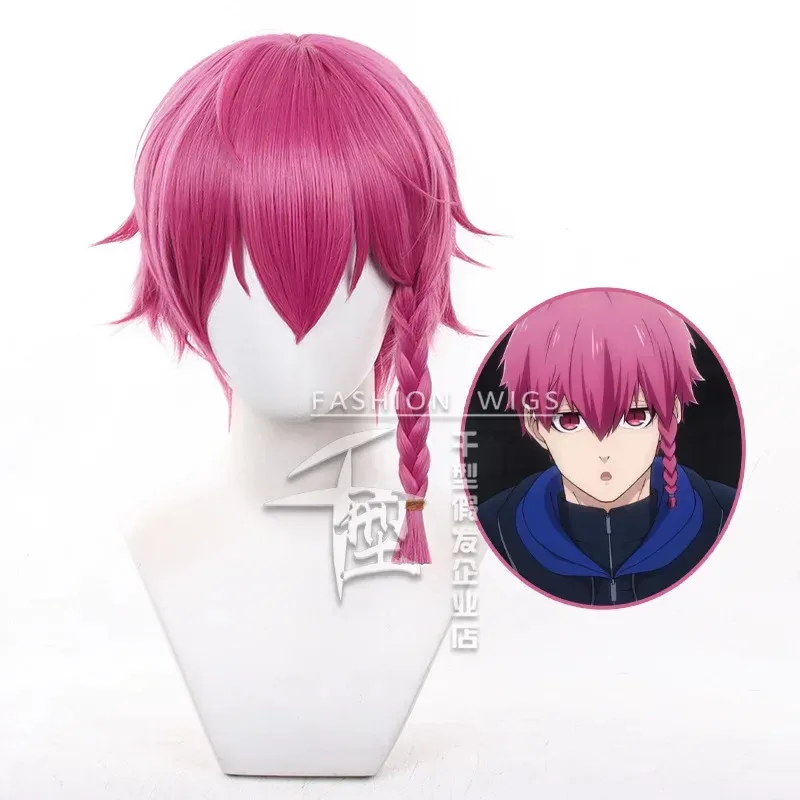 Ranze Kurona شعر مستعار تأثيري أنيمي Kurona Ranze جديد اللون الباروكات مع جديلة مقاومة للحرارة شعر مستعار للحفلات للمرأة