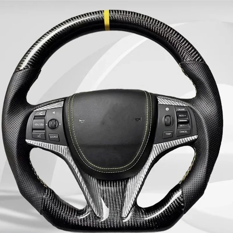 Multi-functional Steering Wheel For Hondas  Civic/ Accords  Carbon Fiber Steering Wheel