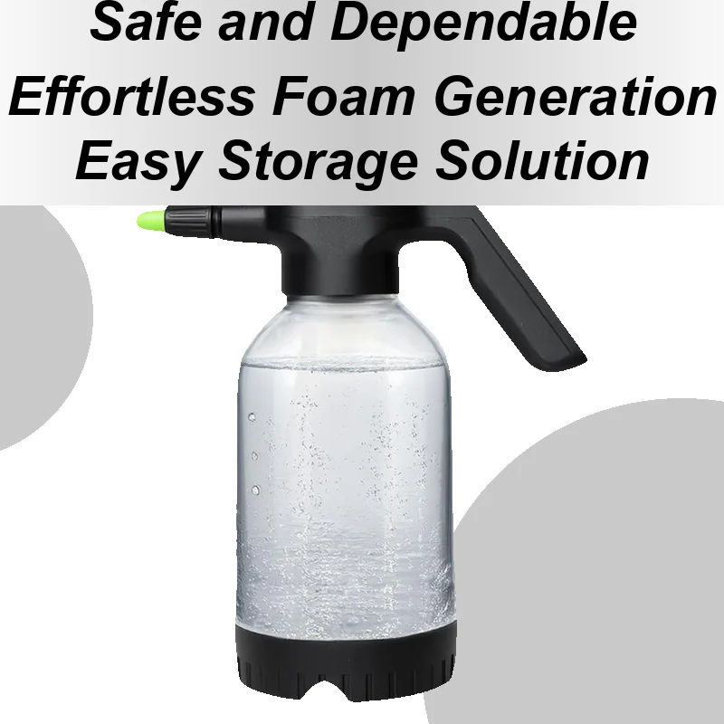 

Electric Car Foam Sprayer 2L Car Foam Pump Sprayer For Cleaning Detailing Handheld Auto Washing Detailing Cleaning Kettle For RV