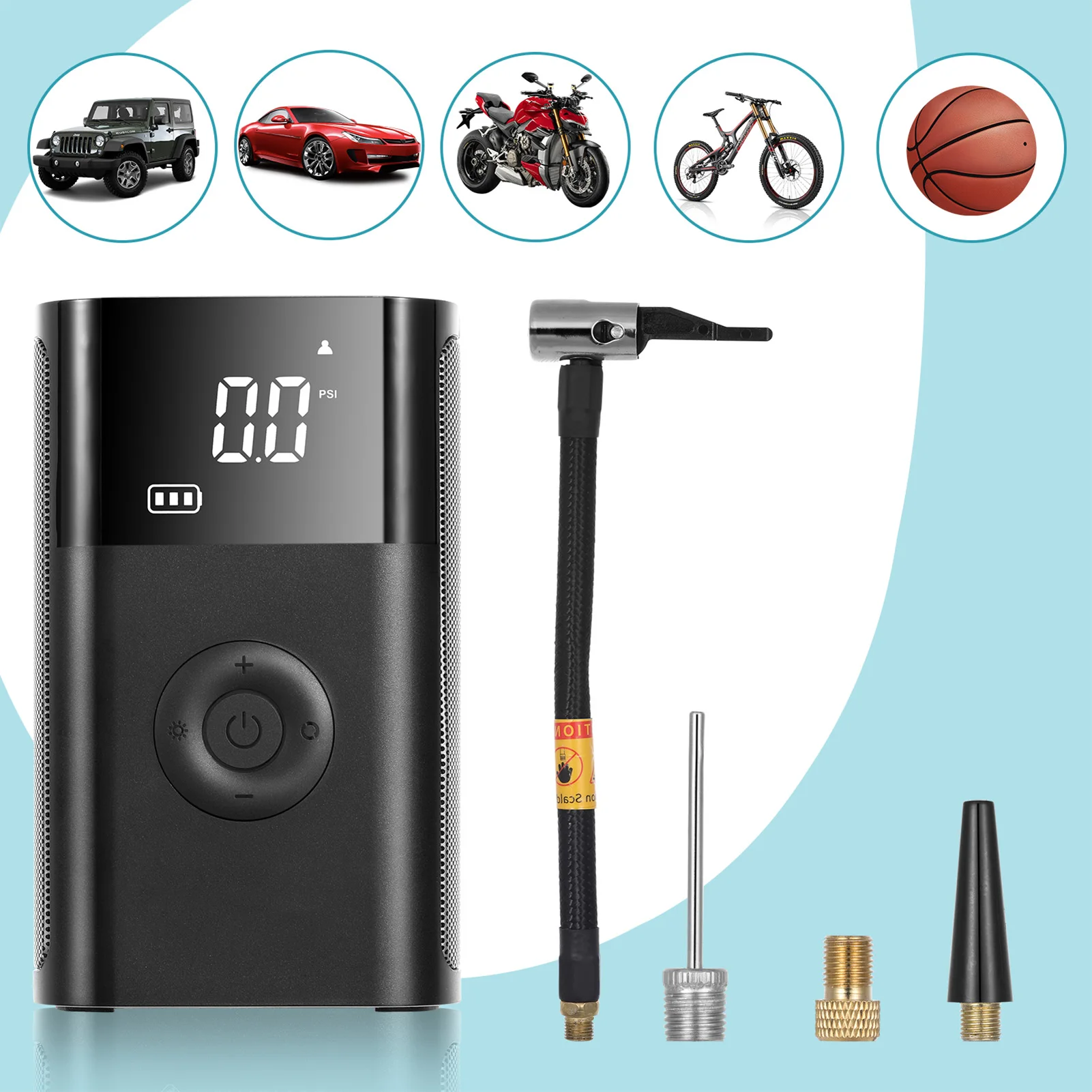 TOMSHOO Multi-Functional Car Air Pump