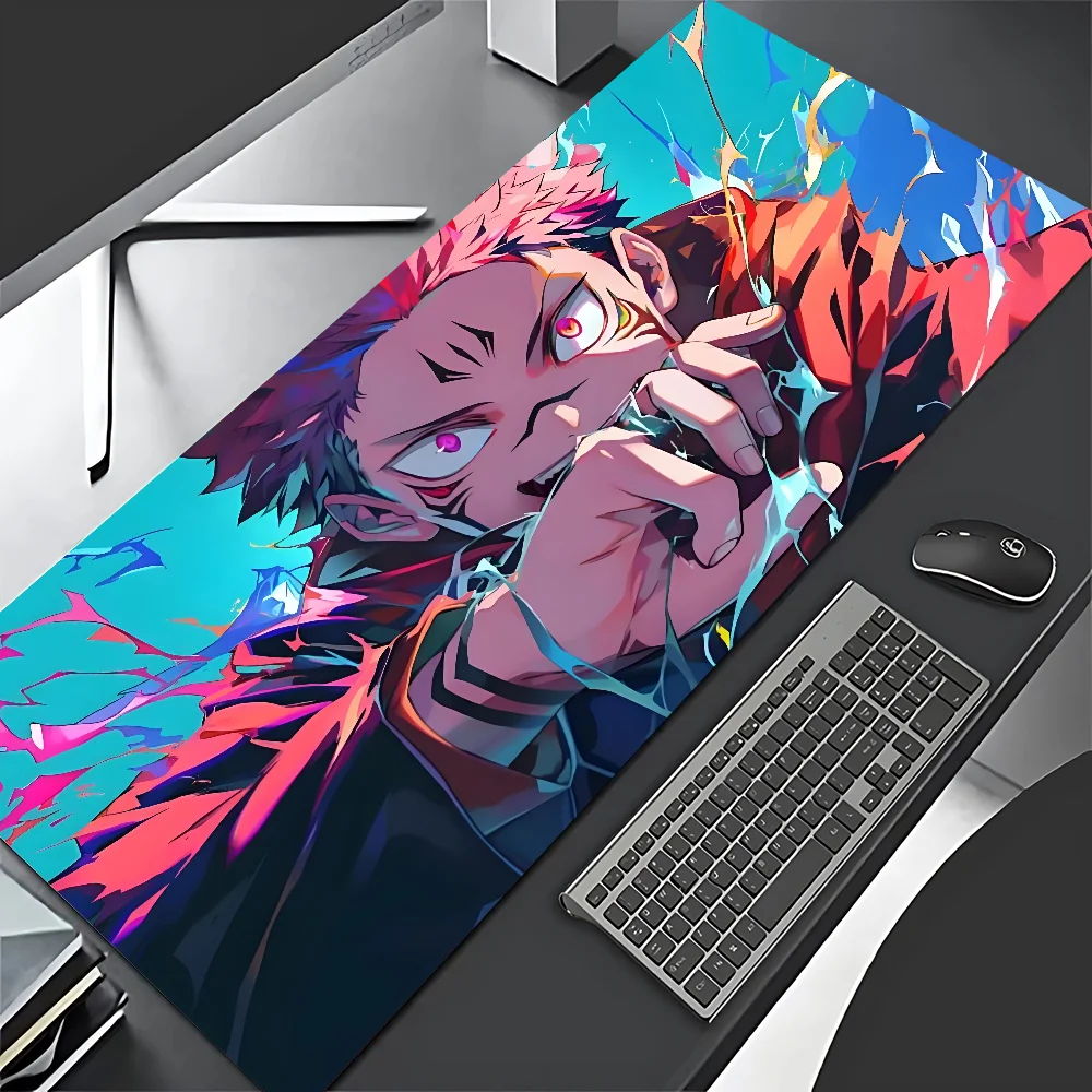 J-jujutsu K-kaisen Japan  Anime Mouse Pad Laptop Gaming Accessories Mousepad Large Desk Mat Computer Gamer Keyboard Rug Carpet