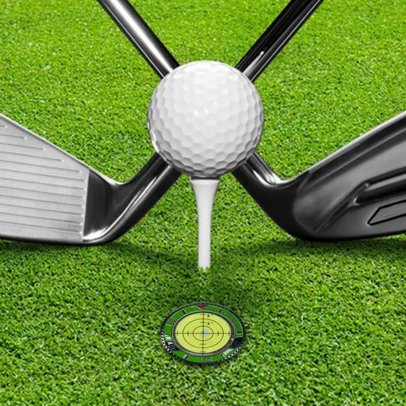 Golf Slope Putting Level Reading Ball Marker Hat Clip Leveler mark Clamp Ball Position Mark Outdoor Sport Training Tool