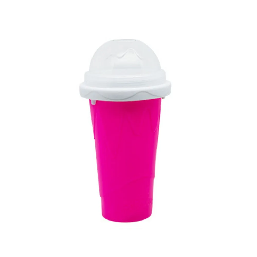 

Silicone Smoothies Squeeze Cup Large Capacity Quick-Frozen Ice Cream Maker Cups with Lid DIY Juice Water Bottle Kitchen