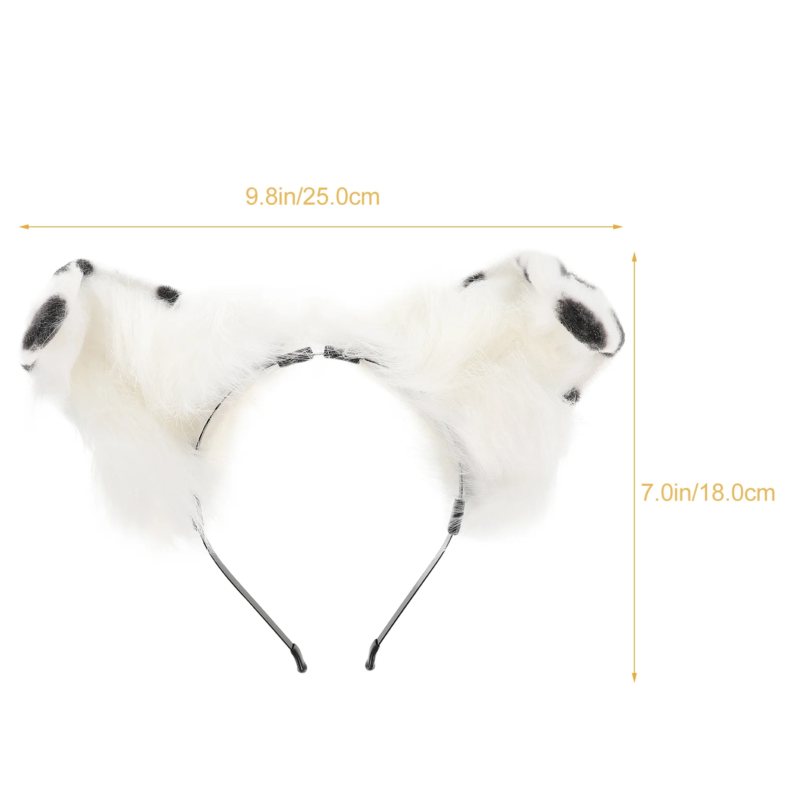 Dog Ear Headband Puppy Ears Tail Cosplay Costume Wolf Animal Headwear Ornament Modeling Animals Hairband Props