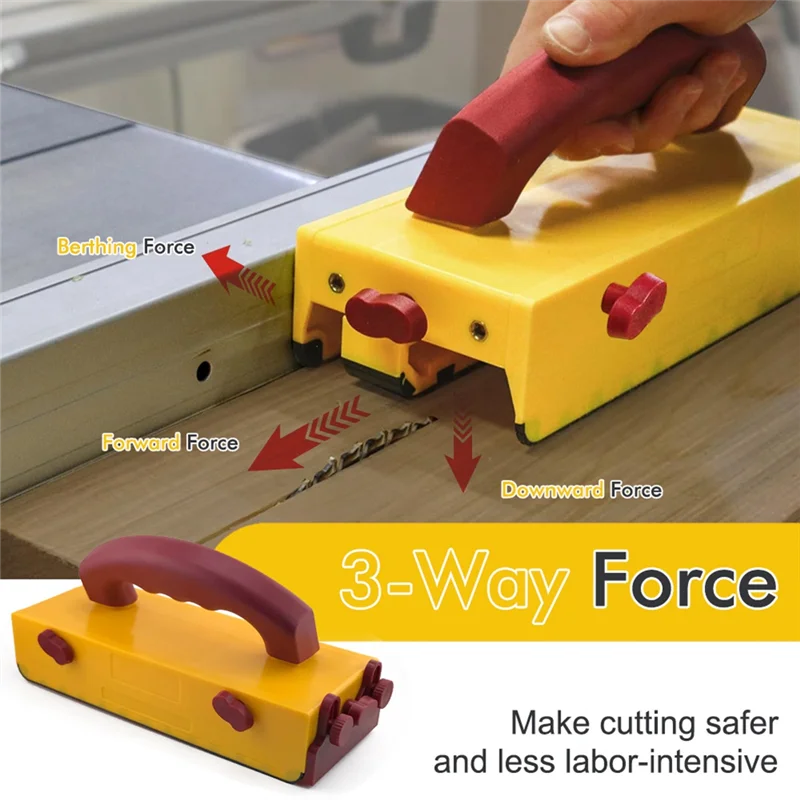 【RECOMMEND】Woodworking Table Saw Push Handle Push Handle Auxiliary Safety Block Carpenter' S Hand Saw Tool