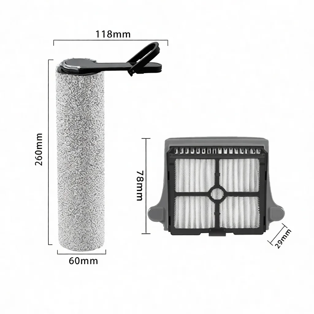 Replacement Kit For Tineco S6 S7 Pro Vacuum Cleaner Roller Brush Filter Accessories High Efficiency Home Cleaning Tools