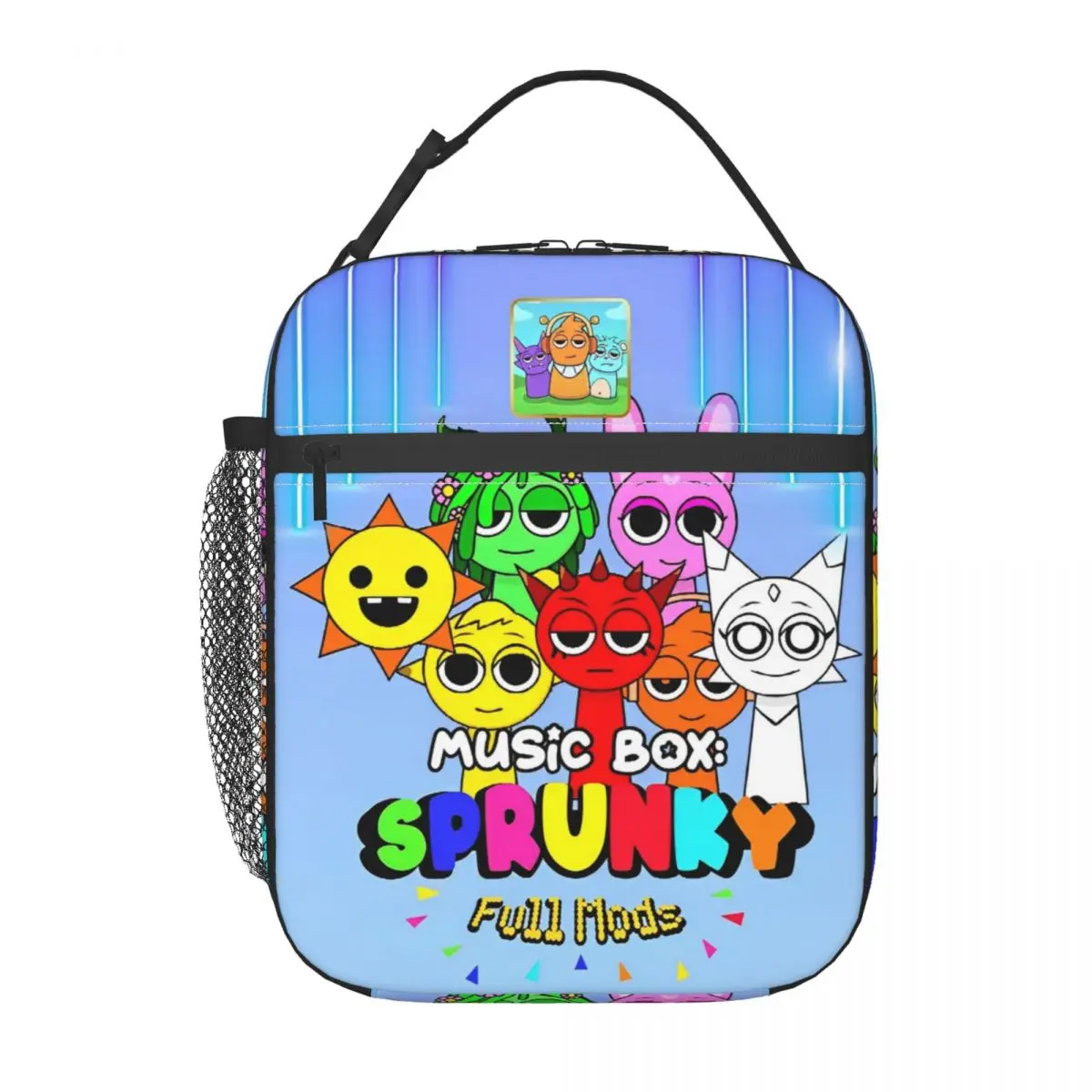 

Sprunki Incredibox Music Game Insulated Lunch Bags Funny Oren Raddy Food Container Portable Cooler Thermal Bento Box For Work