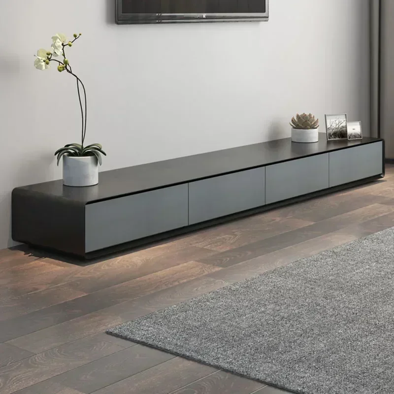 Premium Living Room Nordic Design Tv Stand Simple Drawer  Storage Modern Floor Tv Table  Salon Room Furniture Long - Lasting view 2