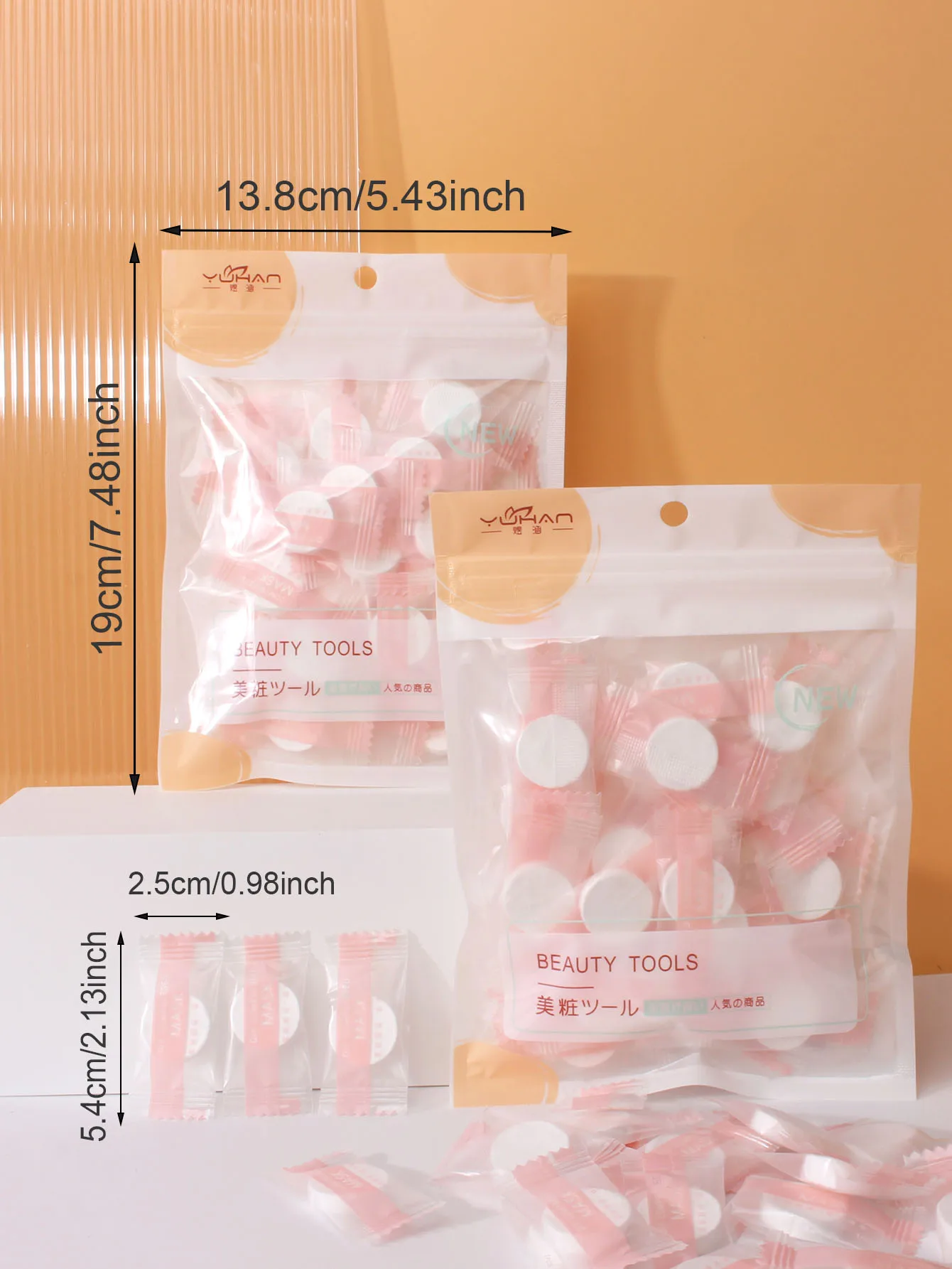 Máscara facial comprimida de papel para mulheres, máscara hidratante descartável, ferramentas e acessórios originais de maquiagem de alta qualidade, 30 peças de almofadas