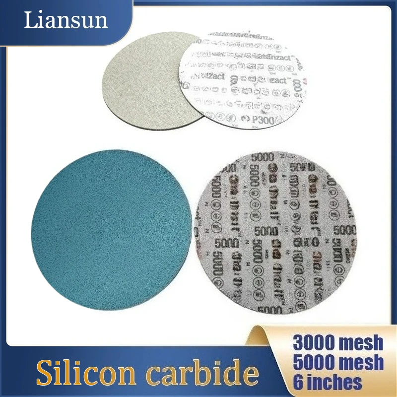 

3-5Pcs Pyramid-Shaped Abrasive Wheels 3000/5000 Grit 6-Inch Sanding Discs Silicon Carbide Sandpaper for Polishing and Grinding