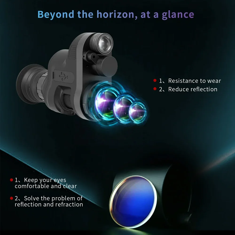 Suitable for NV710S infrared night vision monocular OLED digital display 850NM infrared high-power night vision telescope