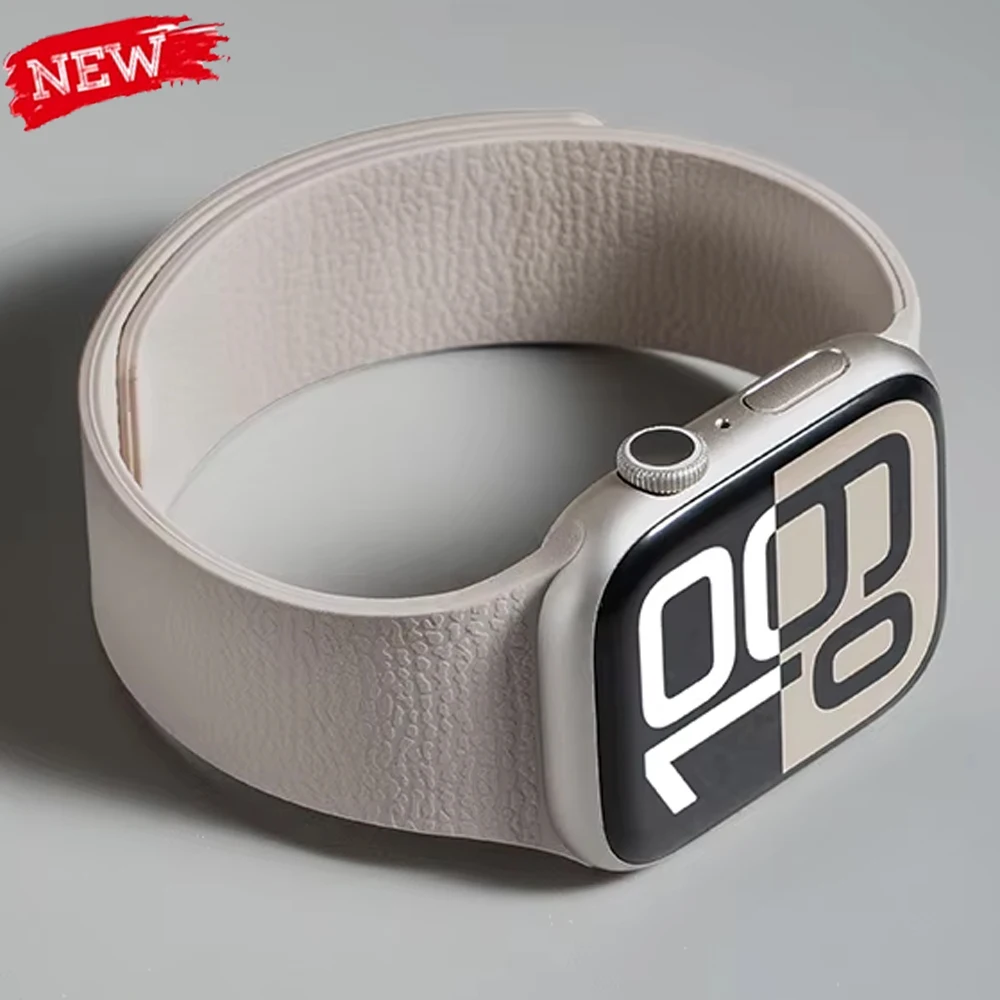 

Магнитный ремешок Pop для Apple Watch Bands Ultra 2 49 мм 44 мм 45 мм 46 мм 42 мм 40 мм Ремень Силиконовый браслет IWatch Series 10 8 7 6 5 9