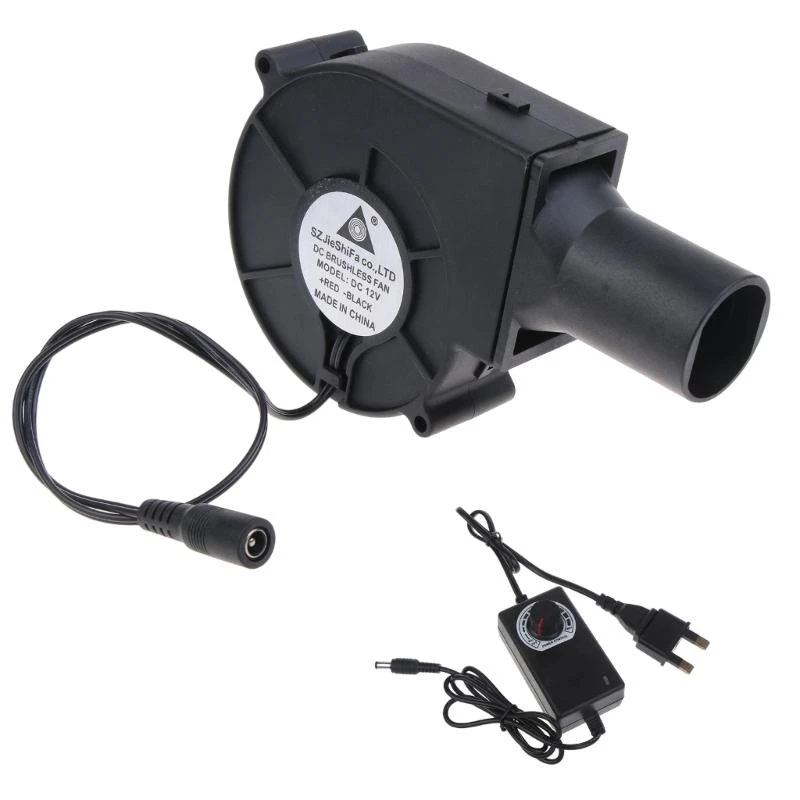 110 فولت 220 فولت الشواء موقد التدفئة قابل للتعديل سرعة منفاخ الهواء 3-12 فولت الطبخ شواء جودة عالية