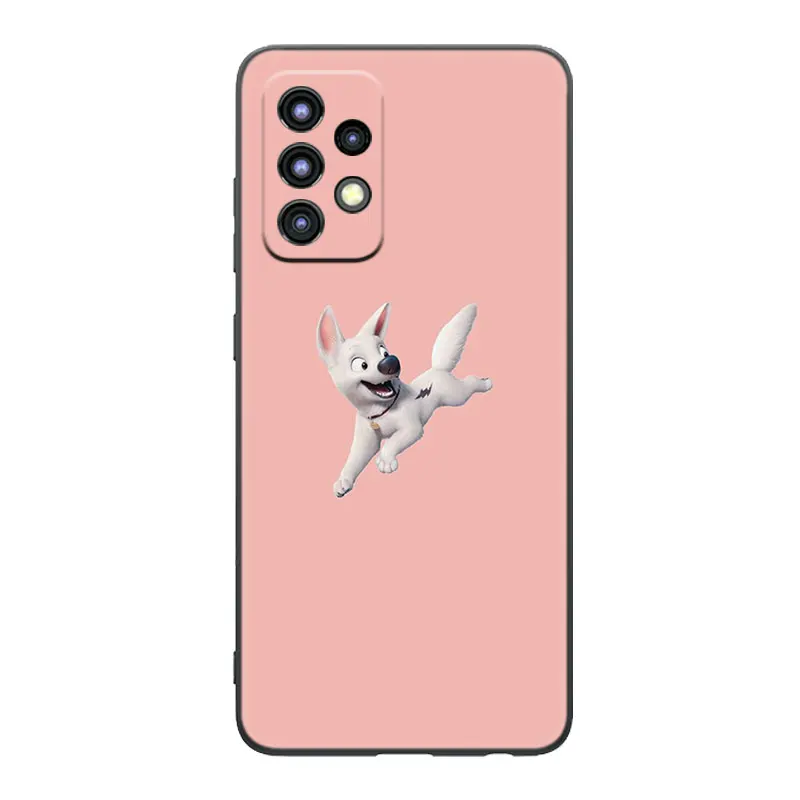 Disney Bolt Dog and Cat Case For Samsung Galaxy A04S A04E A12 A13 A14 A22 A23 A32 A33 A34 A50 A51 A52S A53 A54 A70 A71 A72 A73