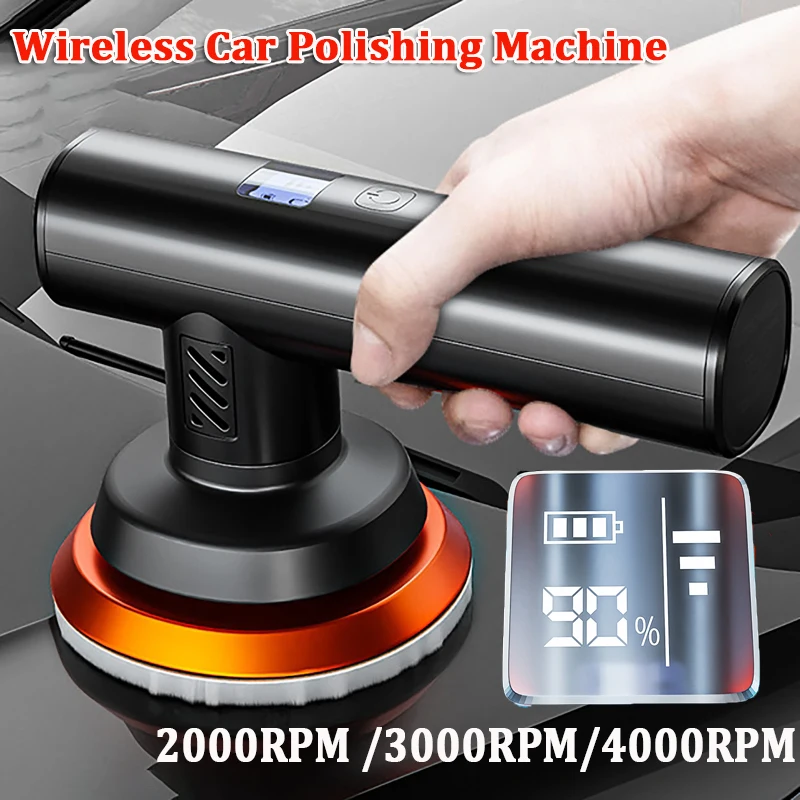 

Wireless Polishing Waxing Machine 2000RPM 4000RPM High-Speed Car Automobile Polishing Locomotive Beauty Sealing Glaze Waxing Set