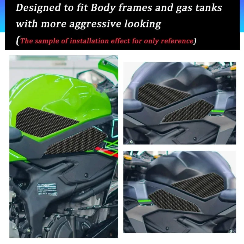 For Kawasaki zx4rr motorcycle tank protective pad side sticker zx4r ZX-4R ZX-4RR new stickers