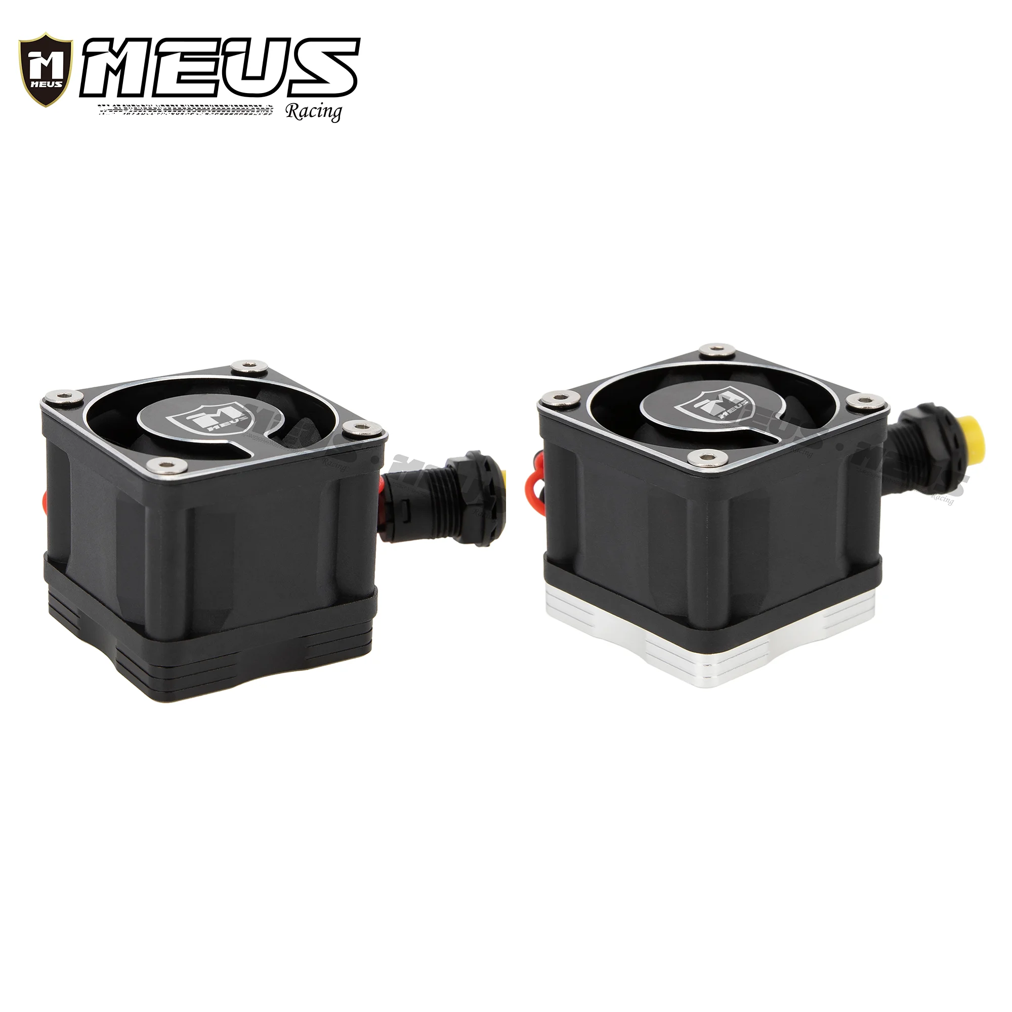 MEUS ESC Heatsink 4028 High Speed Cooling Fan Aluminum Fan Cover for Hobbywing MAX6 MAX8 ESC ARRMA 6S Firma™150A Smart ESC