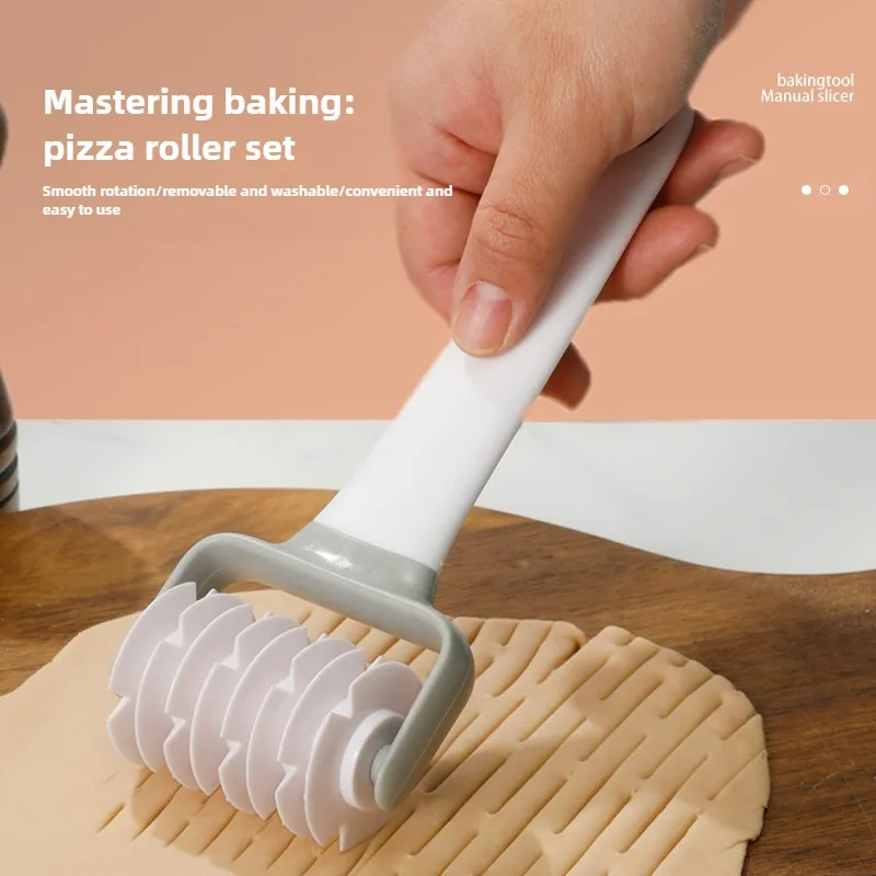 Multi Functional Baking Tool Set Dough Needle Puncher Dough Roller Noodle Cutter Netting Knife Kitchen Baking Bread Dough Tools