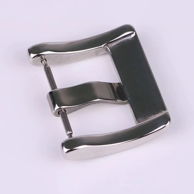 FUYIJIA Luxury Custom M-ONTBLANC Pin Buckle 20MM Belt Clasp Exquisite Polishing And Grinding 316L Stainless Steel Needle Buckle