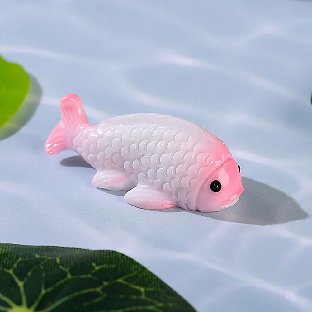 

16Pcs Mini Goldfish Aquarium Decor Lifelike Fish Ornament DIY Garden Accessories Realistic Floating Koi Home Commercial Use