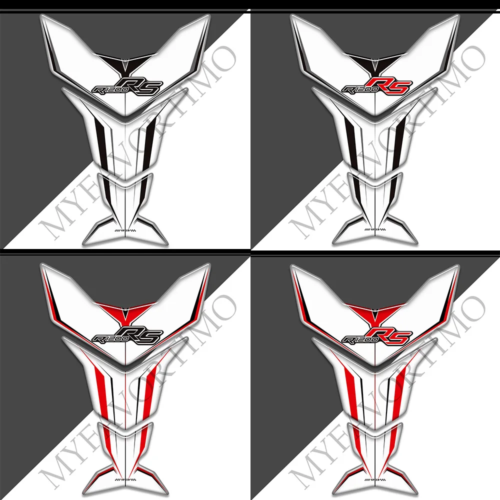 

Наклейки Tankpad для резервуара, наклейки, набор для газового топлива и масла, эмблема для коленей и рыбьей кости с логотипом для Мотоцикла BMW R1200RS R 1200 RS R1200