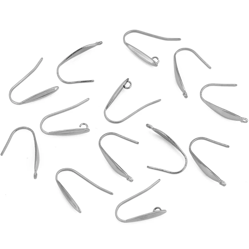 10pcs PVD Never Fade Stainless Steel Earrings Hooks Clasp Wire Hypoallergenic Earrings Making For Jewelry Findings Accessories image 3