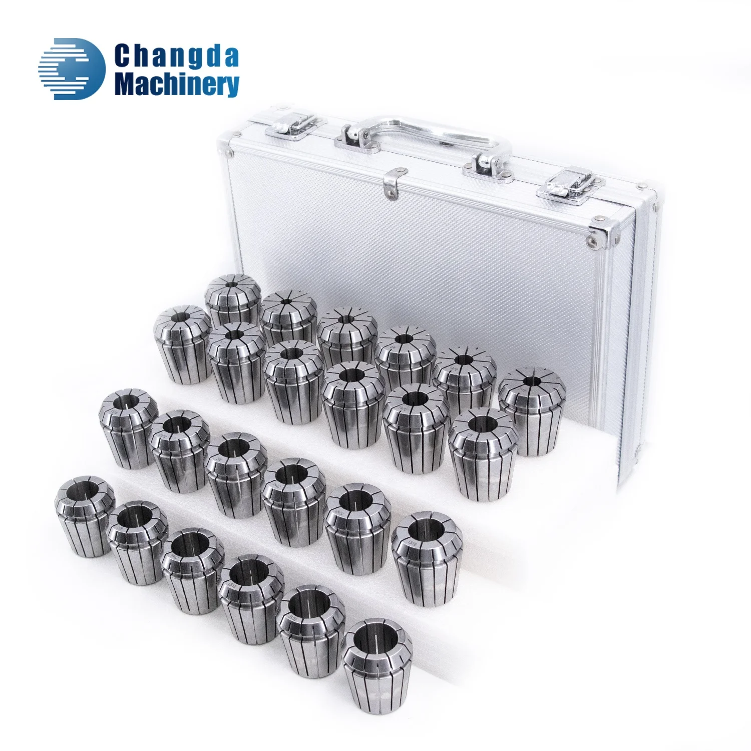 High Quality Precision CNC Milling Chuck with Tool Kit Machine Tools Accessories 24pcs ER40 Inch Size Collets Set