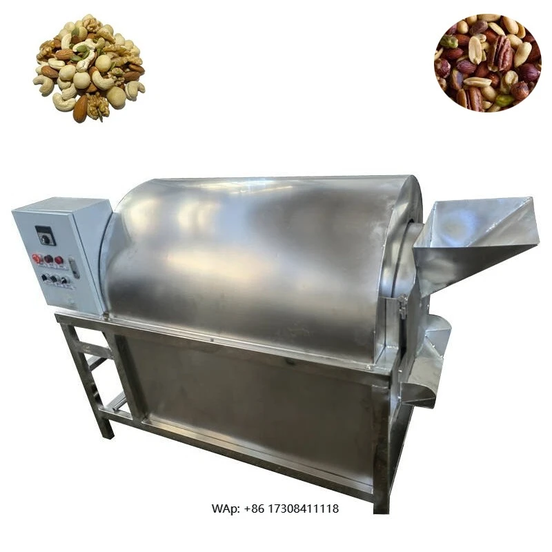 

Многофункциональная промышленная ротационная жаровня для орехов, арахиса, черных бобов и какао