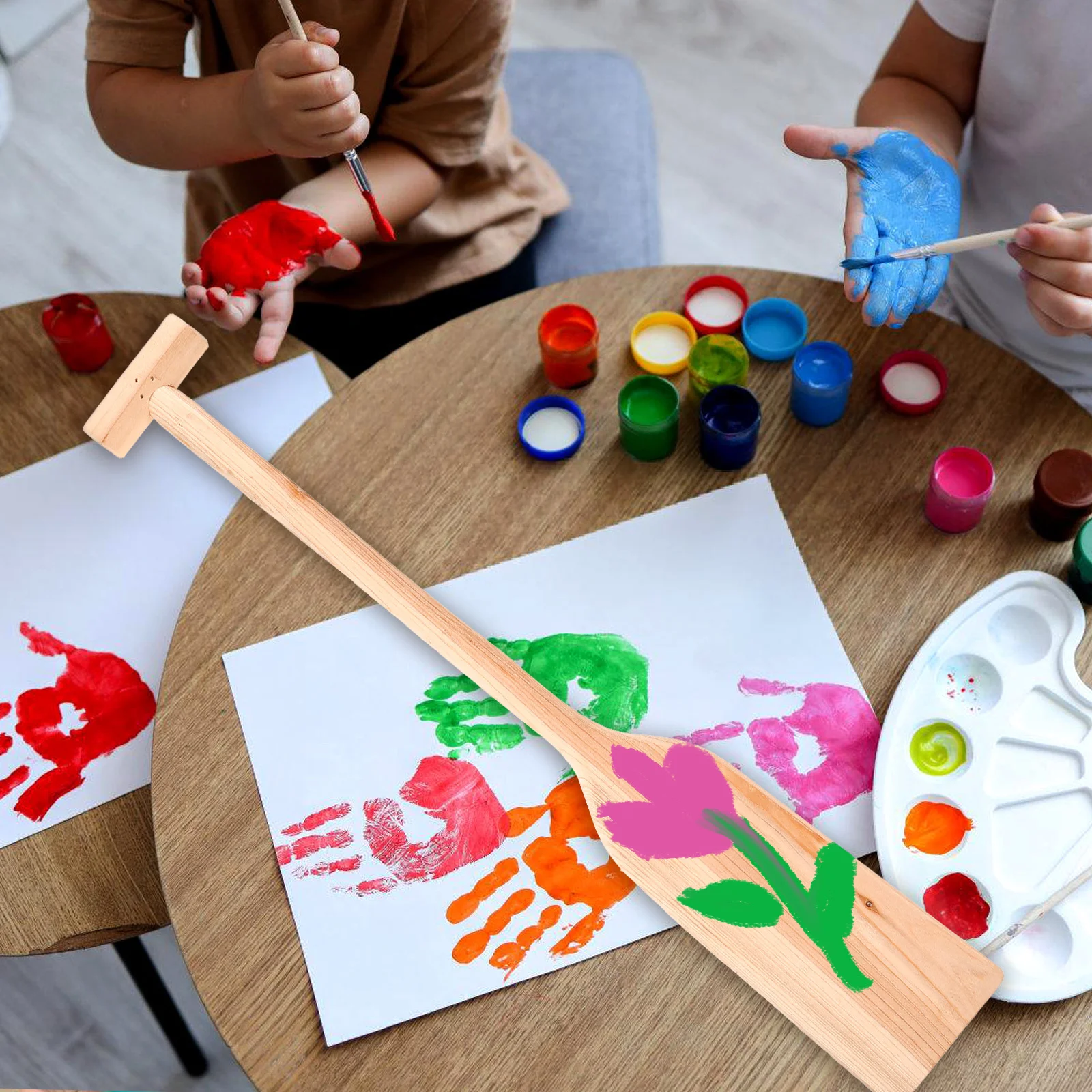 

Unfinished Wooden Diy Craft Blank For Painting Hanging Ornament Wooden Pendant Home Decor Handicraft Paddle Decor Oar