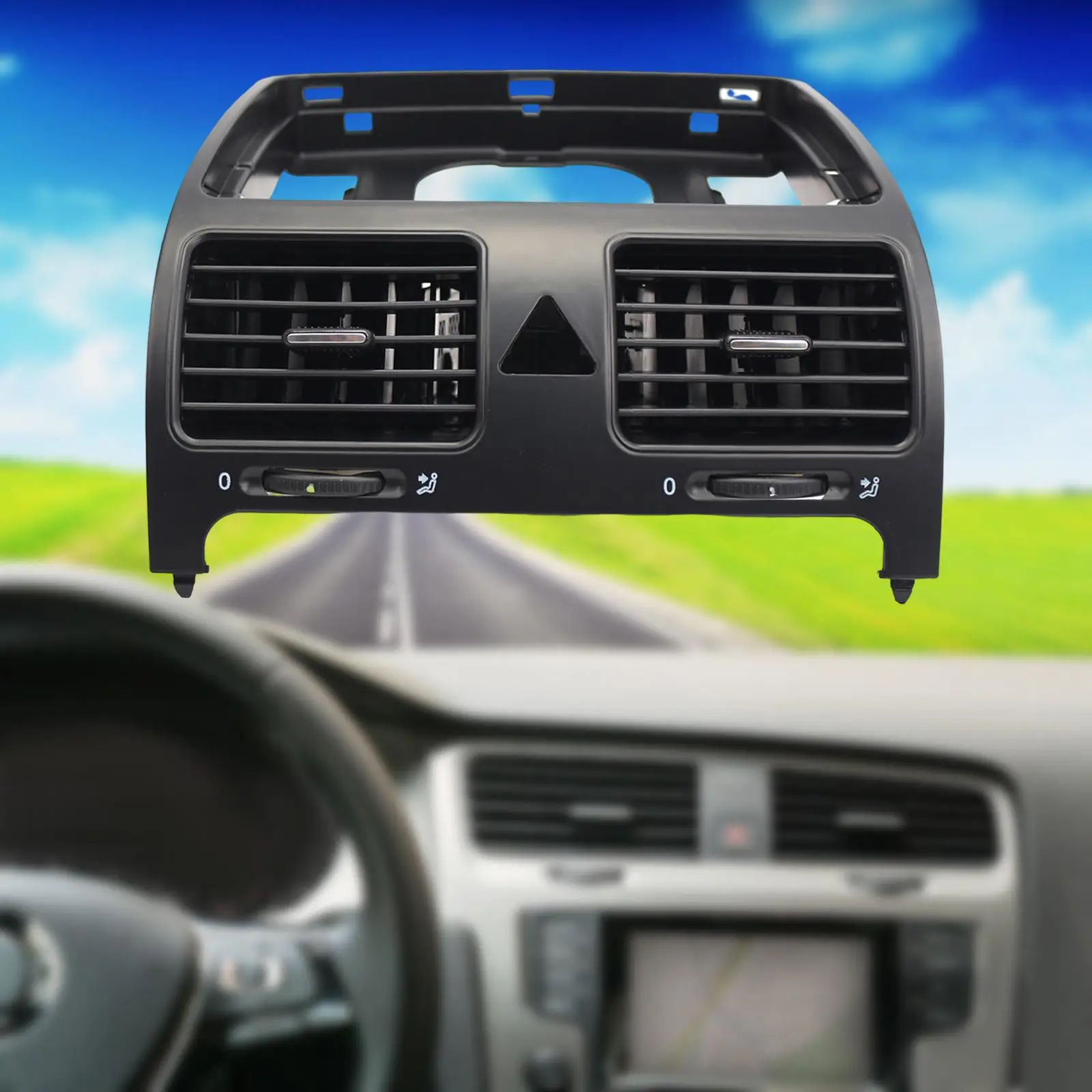 

Панель центральной консоли с воздуховодом кондиционера для VW Golf MK5 1K0819728