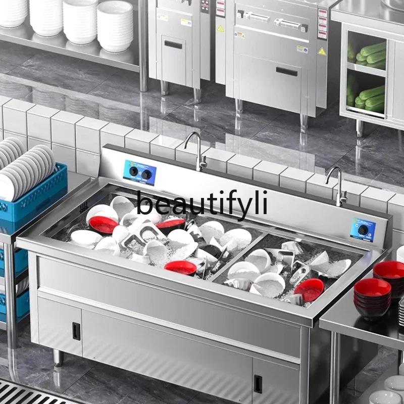 

AB02 Ultrasonic Dishwasher Commercial Fully Automatic for Canteens, Hot Pots, Hotels, Restaurants, and Dining Establishments