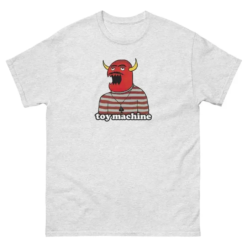 Toy Machine Skateboards Devil Stripped Shirt Retro Skate T Design