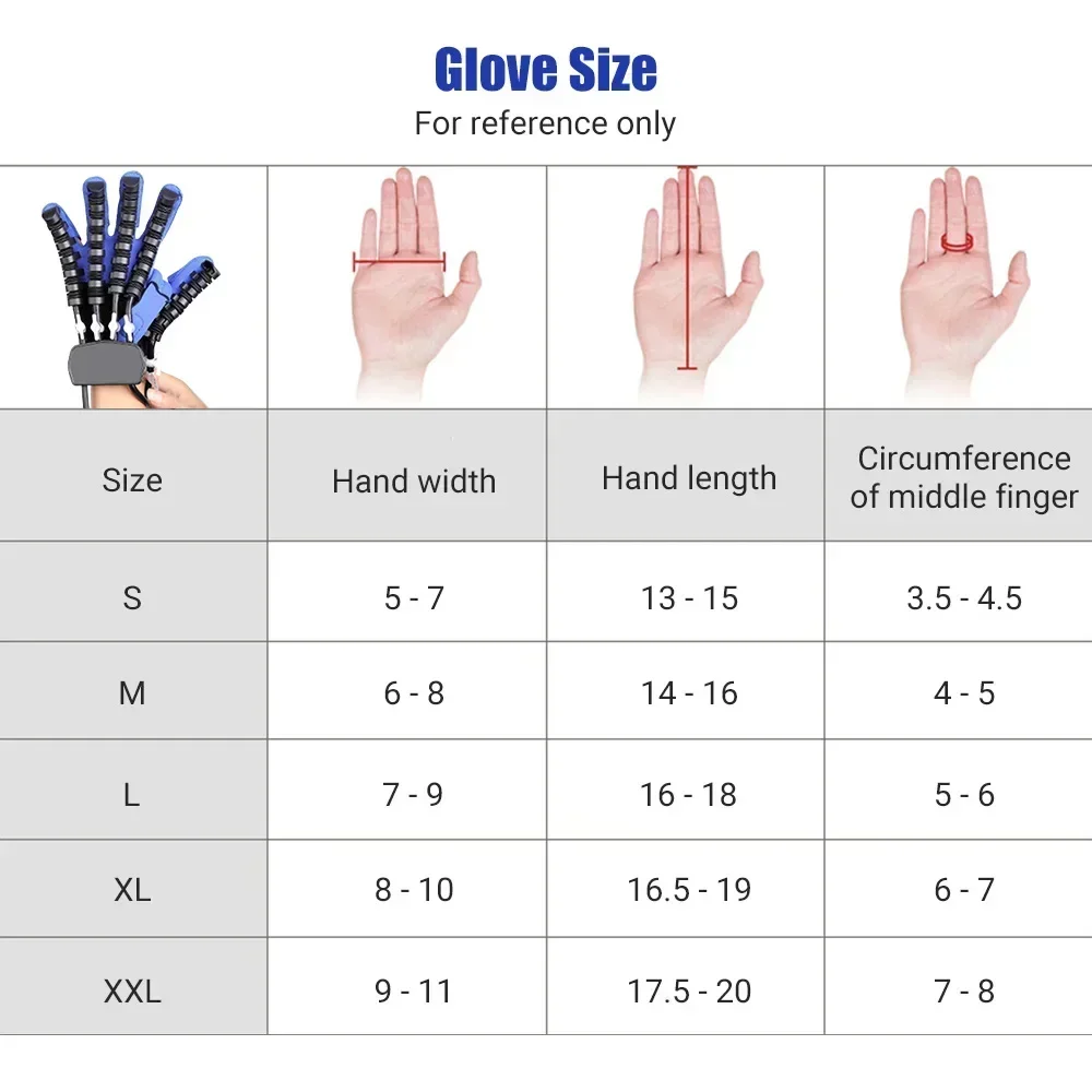 Rehabilitation Robot Gloves Post Stroke Hand Recovery Equipment Hemiplegia Finger Trainer Cerebral Infarction Training Device