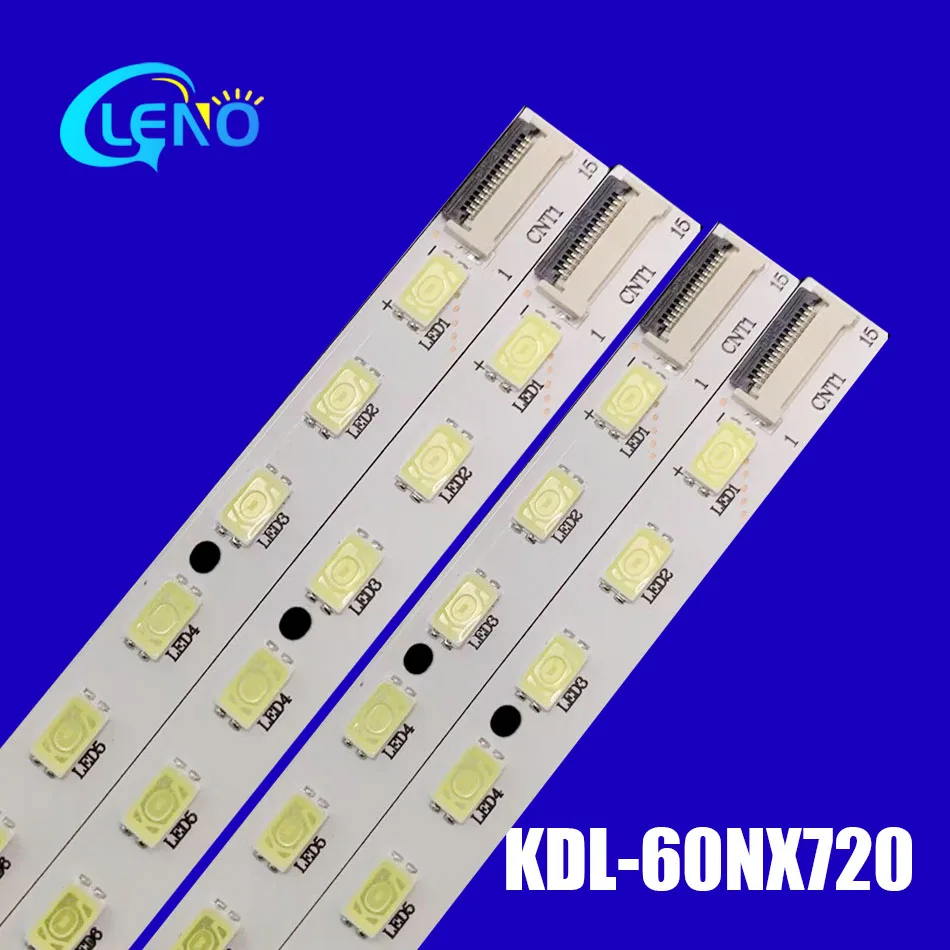 

676MM LED Backlight Strip 66Lamps SLED_2011YLT60_66LD_L/R 61.P4603G001 61.P4602G001 For KDL-60NX720