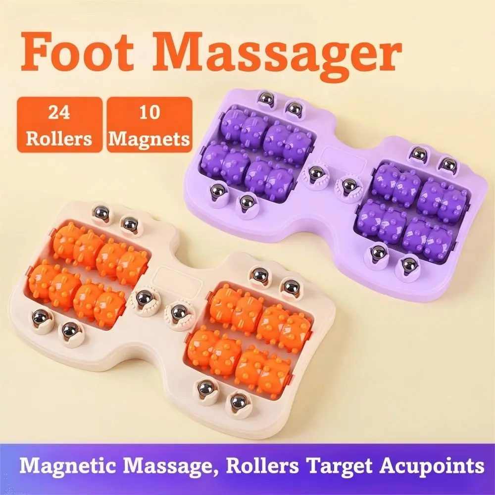 Rolo massageador de pés de pata de gato, terapia de acupressão, alívio da dor, massageador de ponto de acupuntura, circulação melhorada, portátil