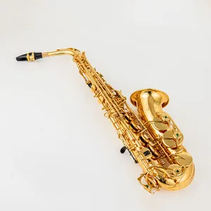 Saxophone Alto Eb Tune with Case Bocket, made in Japan, brass musical instrument, gold lacquer, free shipping, 275 arrival 8 Main Sale Saxophone Alto - №4