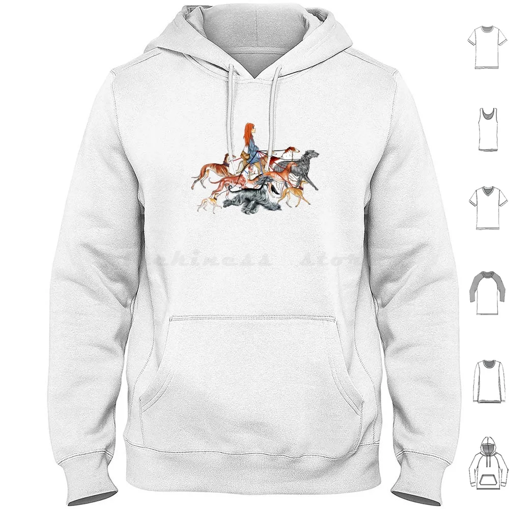 Caminhando Os Sighthounds. O Original! (Artist-Chepea2) sob qualquer outro nome, este é roubo. Compre apenas aqui, por favor! Camiseta