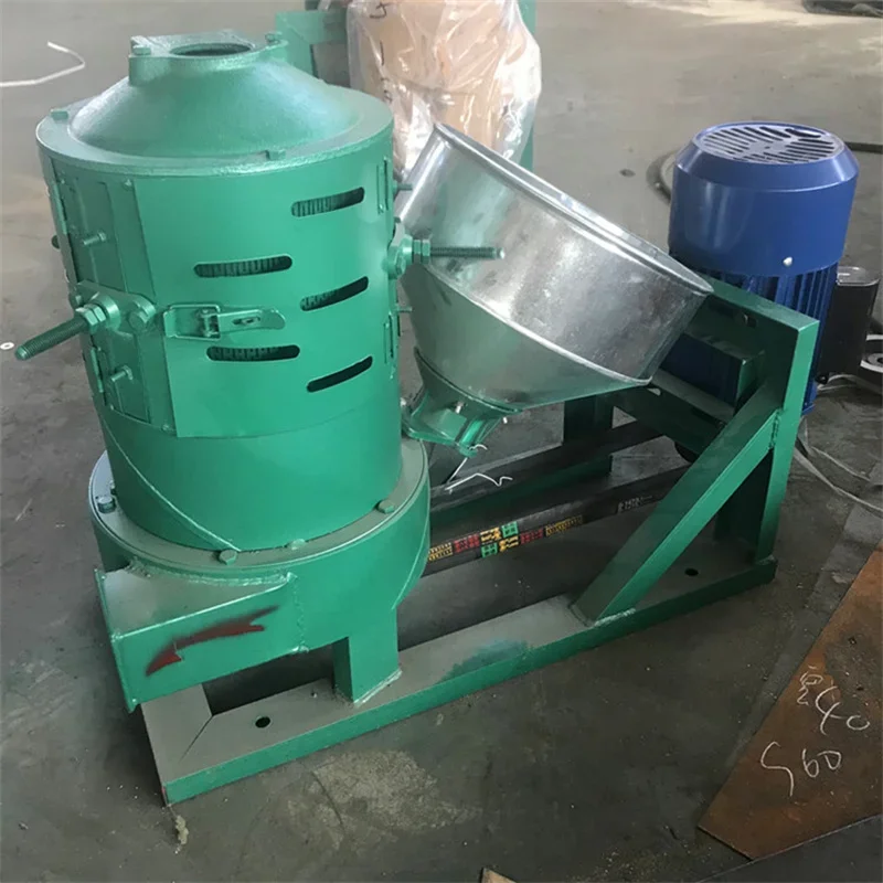 Small Vertical Type Rice Mill Cocoa Bean Coffee  Seed Peeling and Hulling Machine for Corn Sorghum Grape Seeds