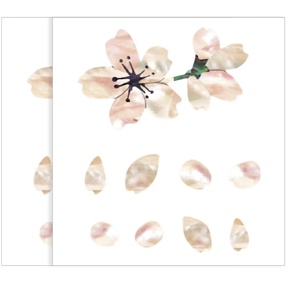 

2Pcs Sakura Pattern Guitar Sticker Creative Fretboard Decal DIY Decorative Self-Adhesive Guitar Fingerboard Sticker Music