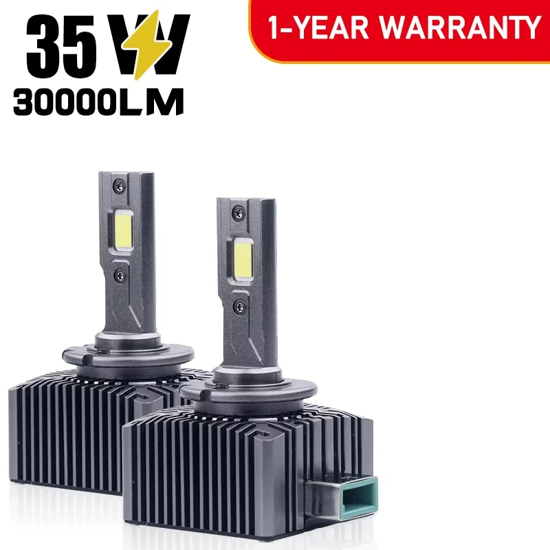 

D SERIES D1S LED Car Headlights HID Bulbs D2S D3S D4S D5S D8S Turbo Lights 30000LM 6000K Auto Lamp CANbus No errors Plug&Play